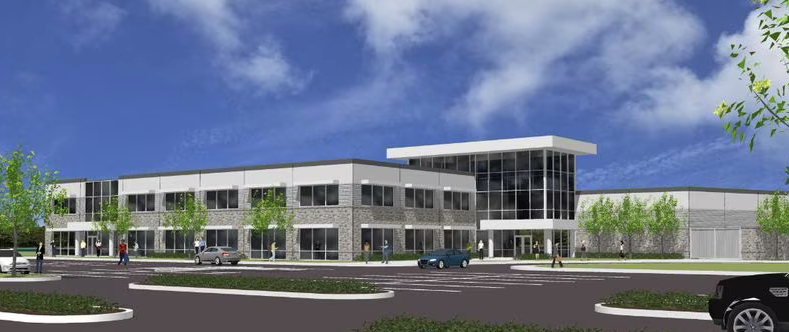 Artist's rendering of the new building